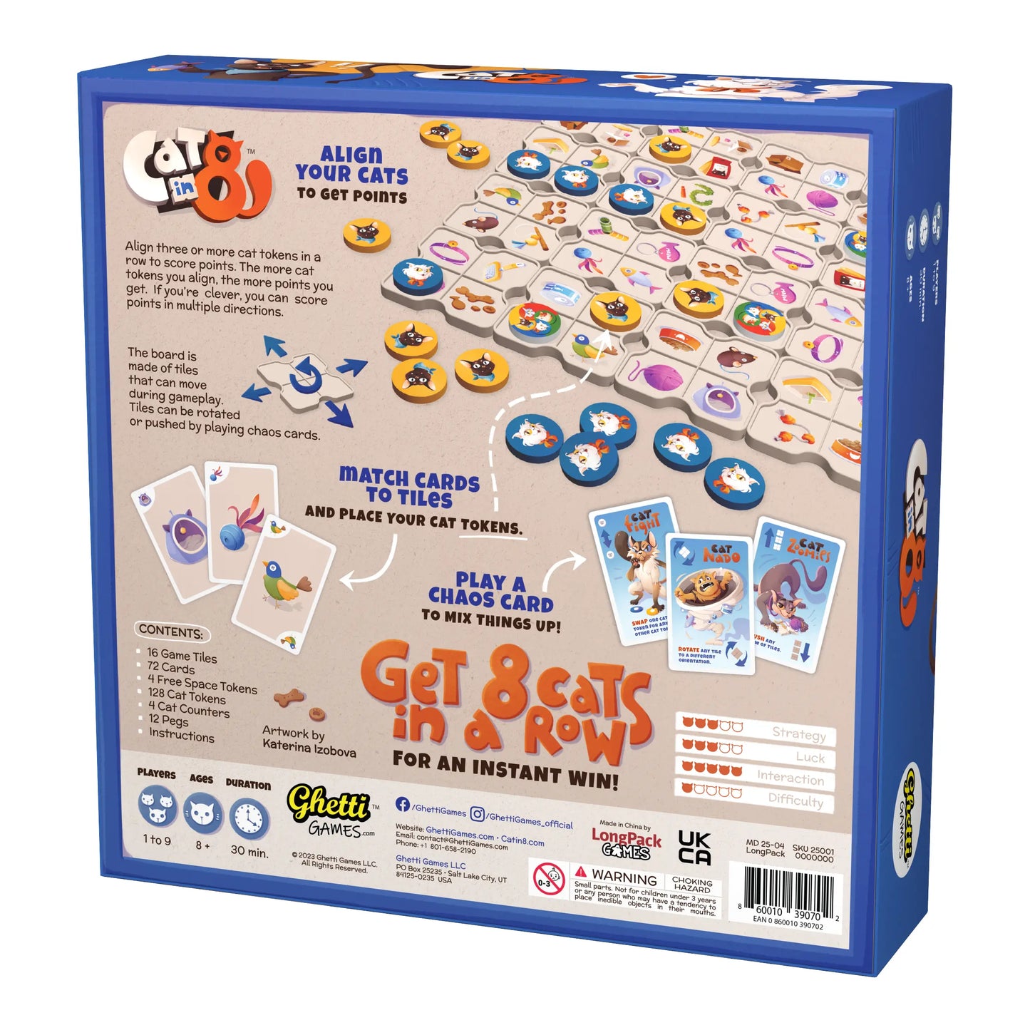 Cat in 8 Board Game