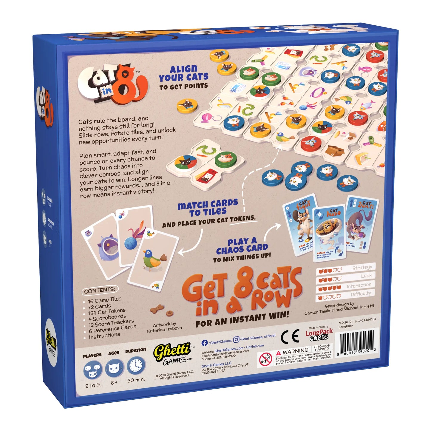 Cat in 8 Deluxe Board Game